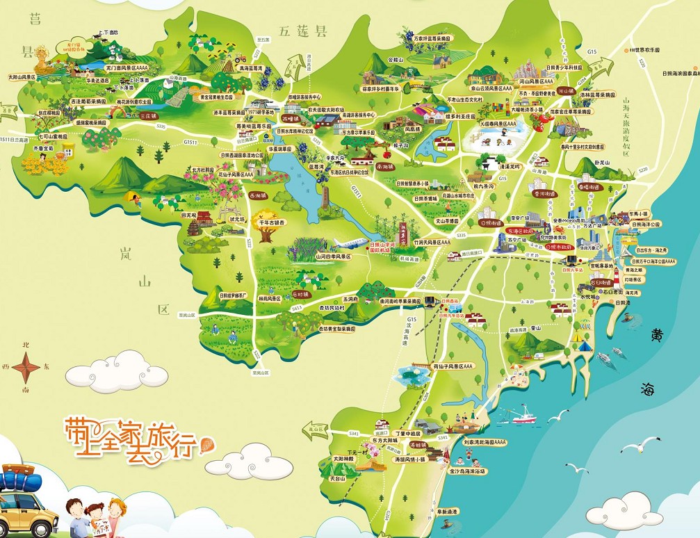 乃东景区使用手绘地图给景区能带来什么好处？